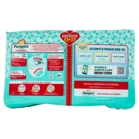Pampers Baby-dry Mutandino Maxi 23 + 23 pz